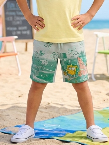 Spongebob Squarepants Youth Boys Shorts Size Xl 18 20 Sweat Shorts